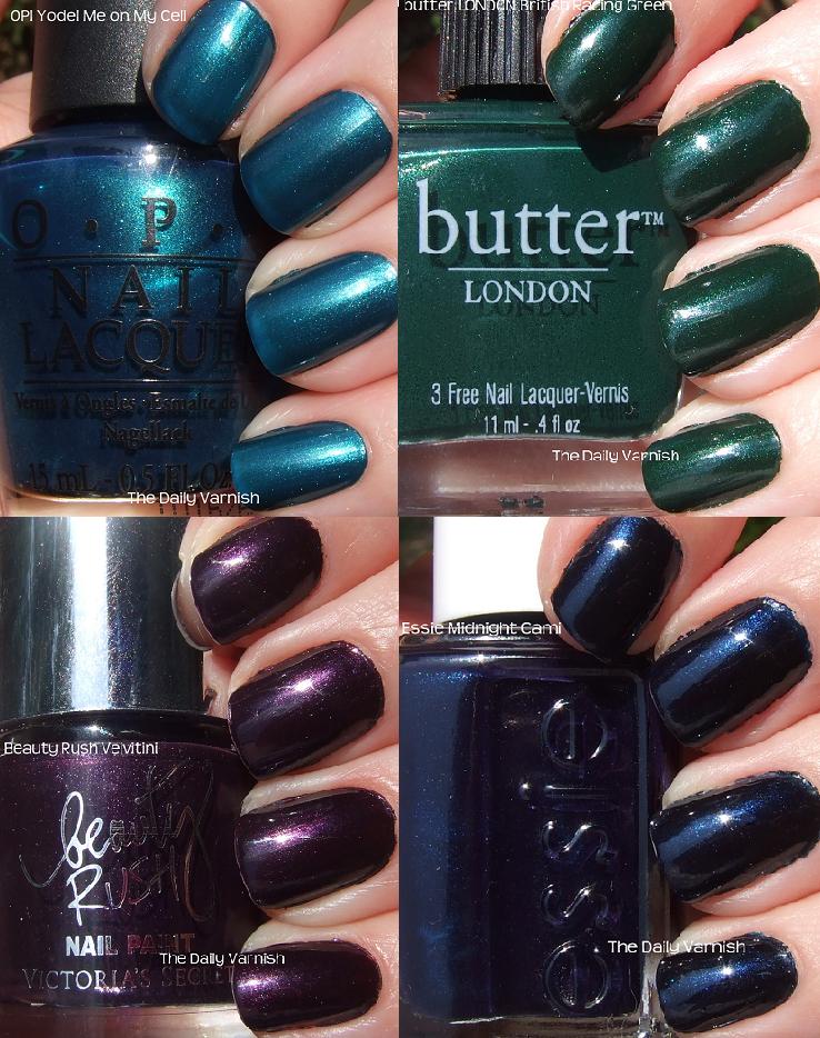 The common polish trend throughout all the magazines for Fall is jewel toned