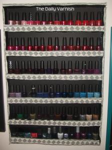 Recently I'd been having a bit of a nail polish storage dilemma