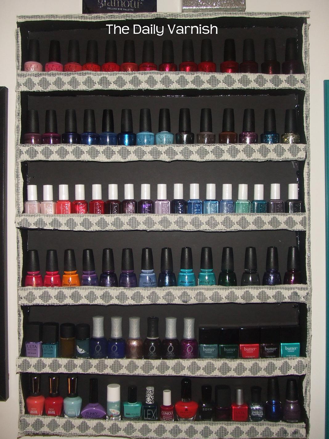 I mentioned in my post about my DIY nail polish rack that I wanted to